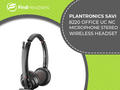 Plantronics Savi 8220 Office UC NC Microphone Stereo Wireless Headset